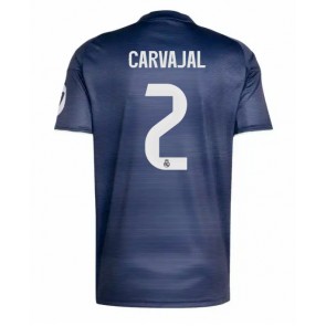 Lacne Muži Futbalové dres Real Madrid Daniel Carvajal #2 2025-26 Krátky Rukáv - Preč